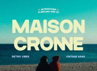 Maison Cronne Font preview image 1