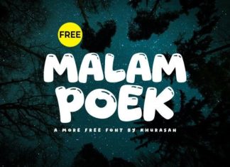 Malam Poek Font preview image 1