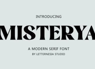 Misterya Font preview image 1
