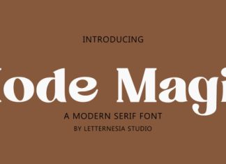 Mode Megic Font preview image 1