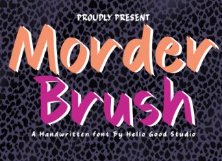 Morder Brush Font preview image 1