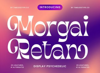 Morgai Retan Font preview image 1