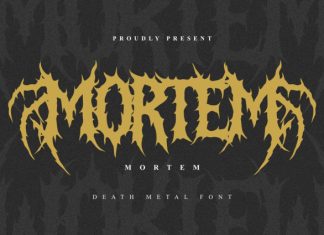 Mortem Font preview image 1