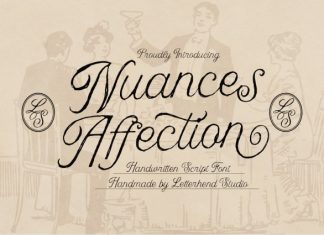 Nuances Affection Font preview image 1