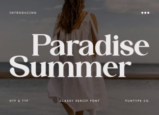 Paradise Summer Font preview image 1