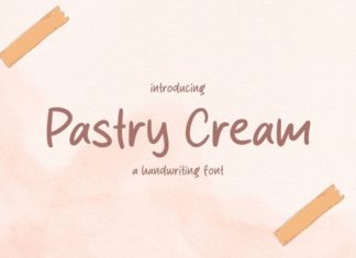 Pastry Cream  Font preview image 1