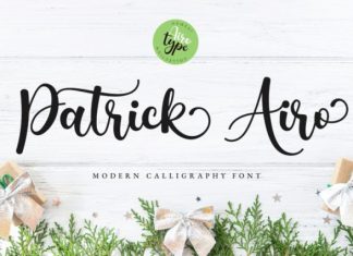 Patrick Airo Font preview image 1