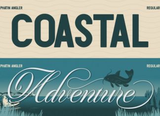 Phatin Angler Font preview image 3