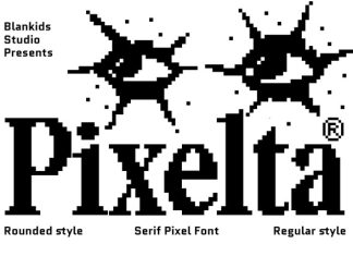 Pixelta Font preview image 1