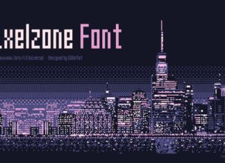 Pixelzone Font preview image 1
