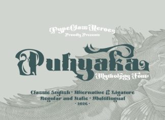 Puhyaka Font preview image 1