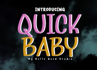 Quick Baby Font preview image 1