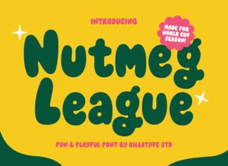 RT Nutmeg League Font preview image 1