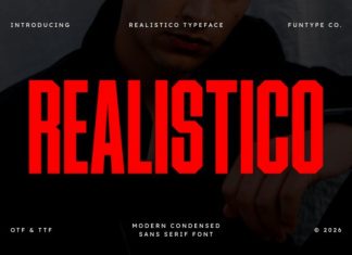 Realistico Font preview image 1