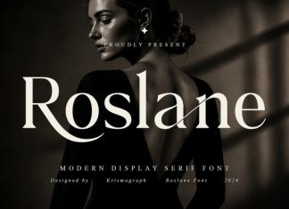 Roslane Font preview image 1