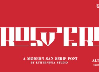 Rosvera Font preview image 1