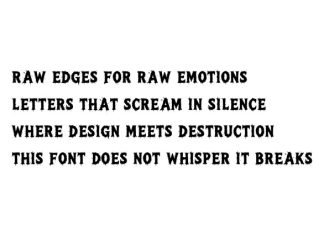 Roughost Font preview image 3