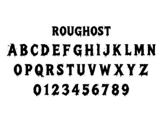 Roughost Font preview image 2