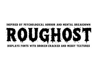 Roughost Font preview image 1