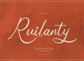 Ruilanty Font preview image 1
