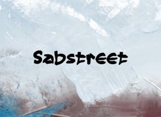 Sabstreet Font preview image 1
