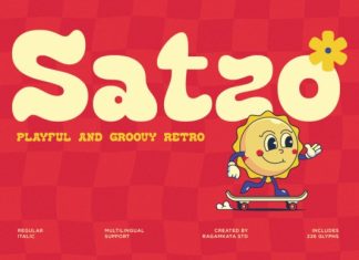 Satzo Font preview image 2