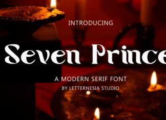 Seven Prince Font preview image 1