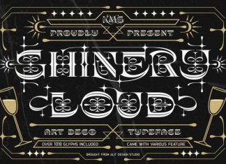 Shinery Loud Font preview image 1