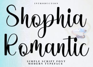 Shophia Romantic Font preview image 1