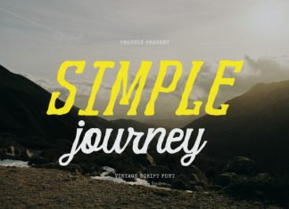 Simple Journey Font preview image 1