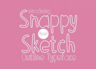 Snappy Sketch Font preview image 1