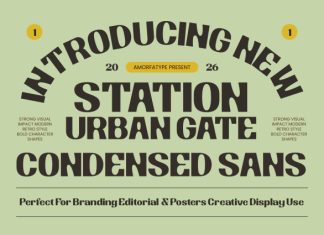 Station Urban Gate Font preview image 1