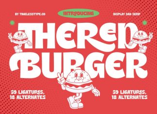Thered Burger Font preview image 1
