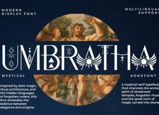 Umbratha Font preview image 1