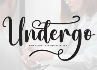 Undergo Font preview image 1