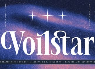 Voilstar Font preview image 1