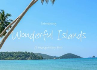 Wonderful Islands Font preview image 1