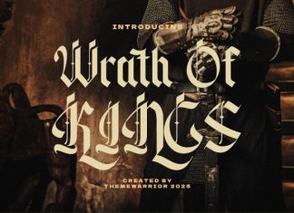 Wrath of Kings Font preview image 1
