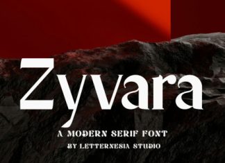 Zyvara Font preview image 1