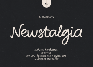 Newstalgia Font preview image 1