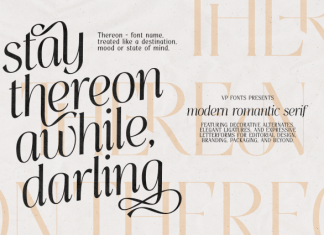 Thereon Font preview image 1