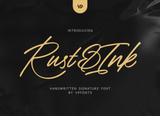 Rust & Ink – Handwritten Font preview image 1
