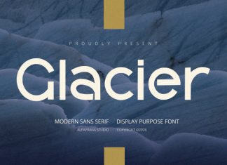 Glacier – Display Font preview image 1