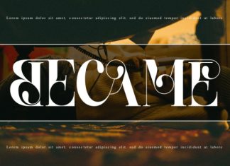 ACROSS NATIONS Font preview image 2
