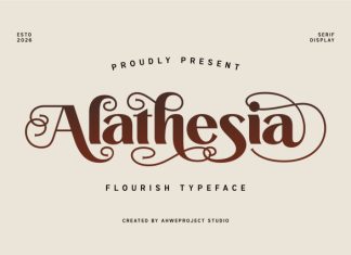 Alathesia Font preview image 2