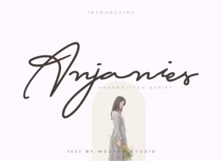 Anjanies Font preview image 1