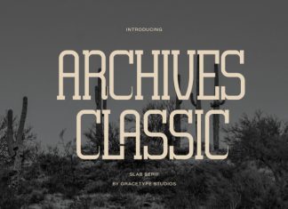 Archives Classic Font preview image 1