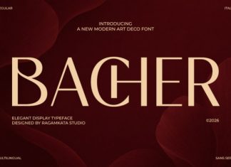 Bacher Font preview image 1