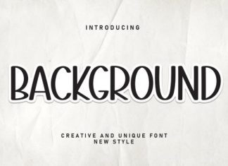 Background Font preview image 1