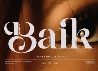 Baik Font preview image 1